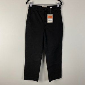 COPY - Everlane The Straight Leg Crop Pant in Black Size 6 High Rise